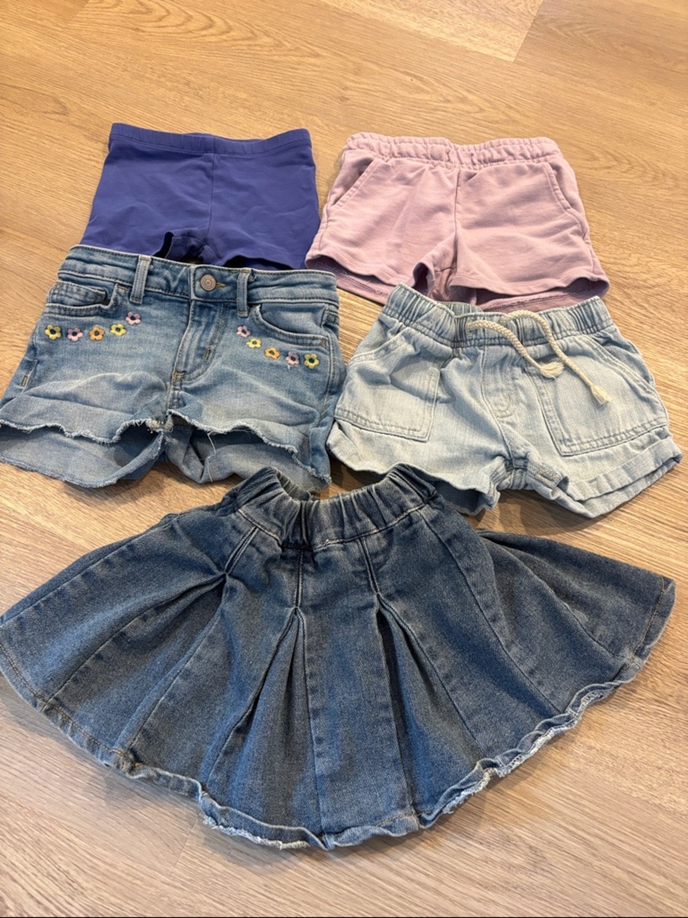 Girls 4T Assorted skirt/shorts Bundle